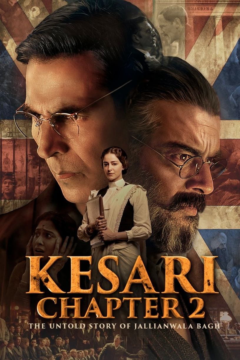 Kesari Chapter 2: The Untold Story of Jallianwala Bagh Hindi Dubbed Movie Poster (2025)