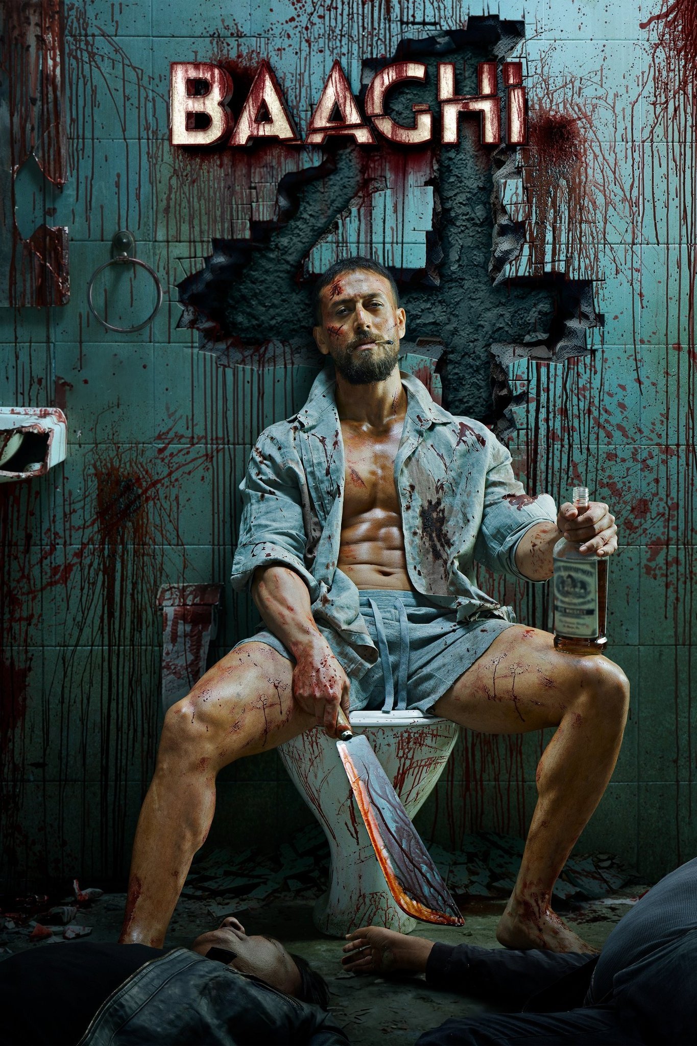 Baaghi 4 Hindi Dubbed Movie Poster (2025)