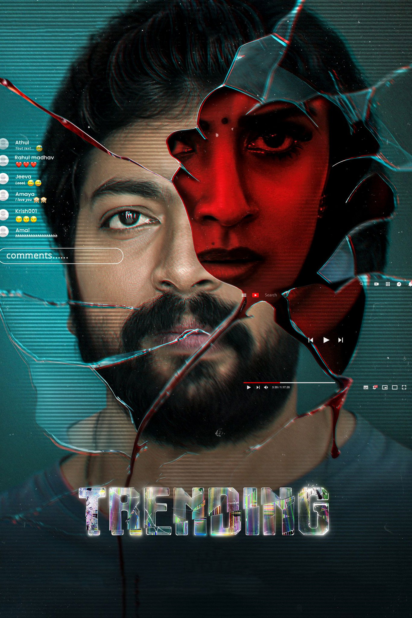 Trending Hindi Dubbed Movie Poster (2025)